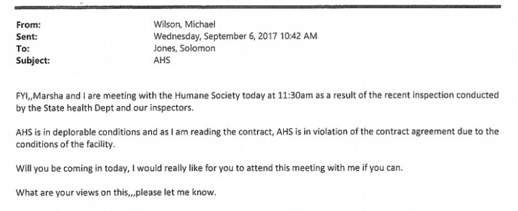 Newark Health Department Email 9.6.17 - AHS-Newark Deplorable